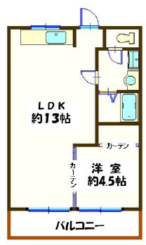グリーンハイツ大和の間取り