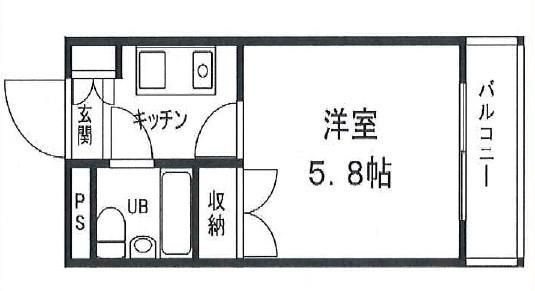 グリーンハイツ南駅前の間取り