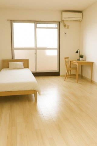 サンライフ有楽の居間・リビング|バーチャルステージングの写真となります。家具家電等は付帯しません。参考にご覧ください。