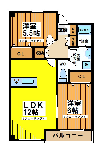 ラベンダーテラスの間取り