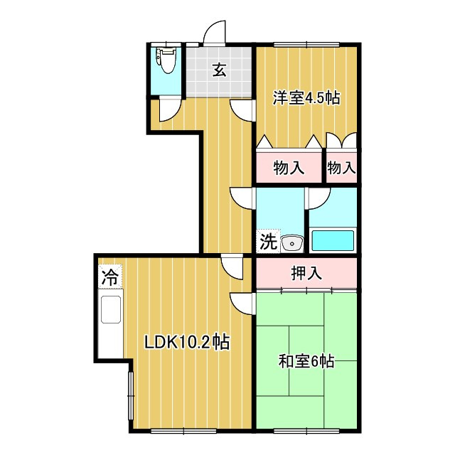 伊東マンションの間取り