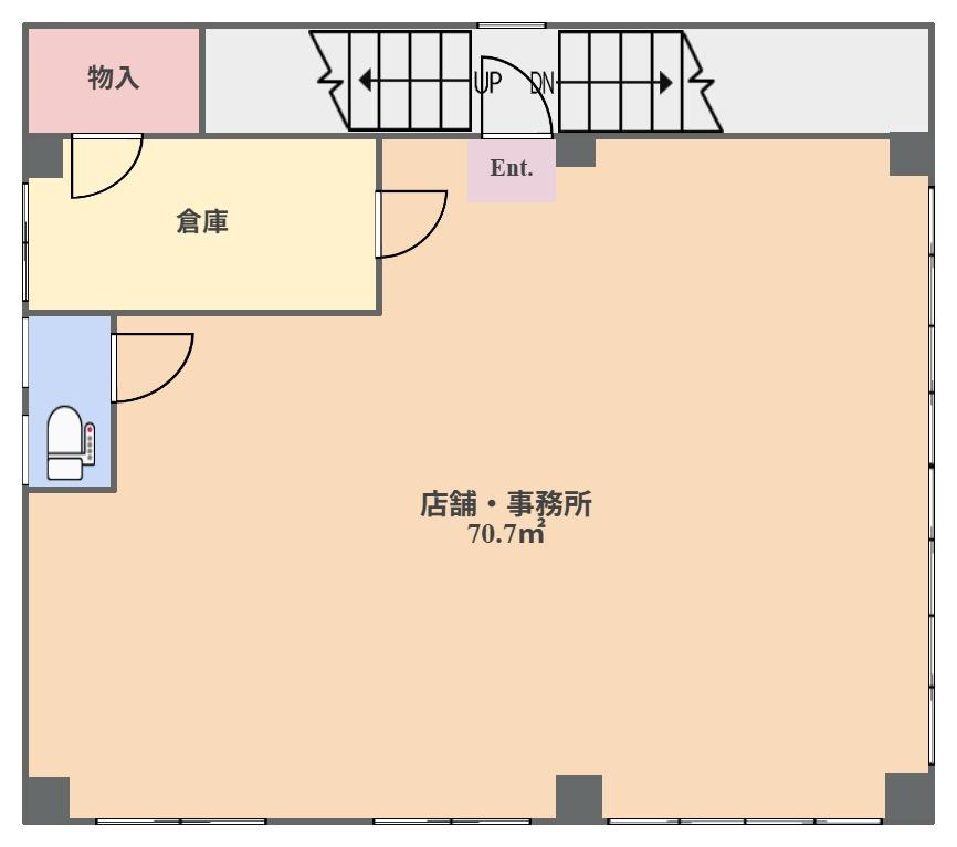 黒岩ビルの間取り