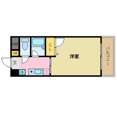 アリターレ博多の間取り