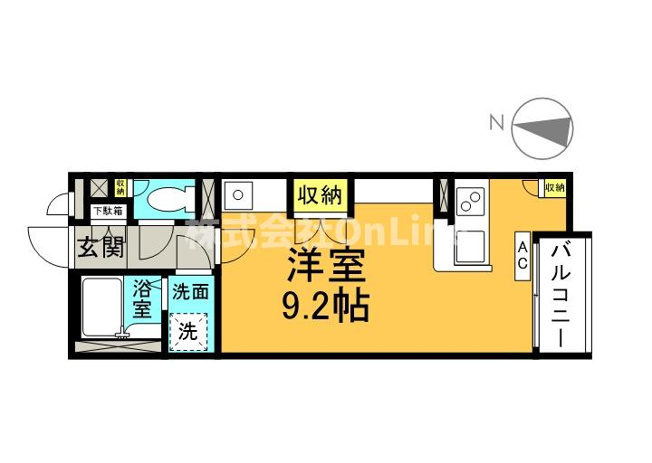 【間取り】 | レオネクストみやびⅡ