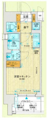 【間取り】 | アスヴェル兵庫駅前