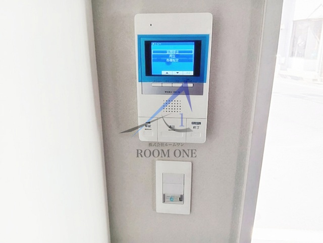 Casa Blanche 武蔵小山のセキュリティ|モニター付きインターホンです。
