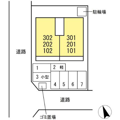 【区画図】 | D-ROOM沢見 | 即日案内可能です♪現地待ち合わせOK！どの物件でも当社でお得にご案内できますのでまとめて内覧ください♪