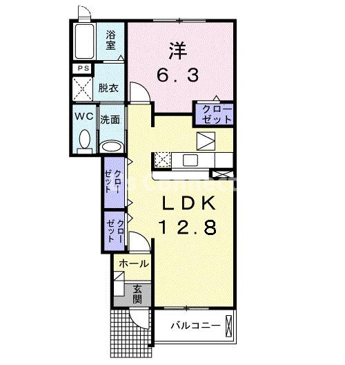 【間取り】 | フレスクーラⅢ