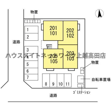 レーヴ・シーヴォンの区画図|配置図