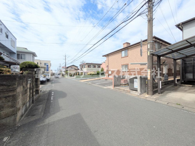 【前面道路含む現地写真】 | 浜松市中央区葵西6丁目 6期 新築一戸建て | 前面道路です