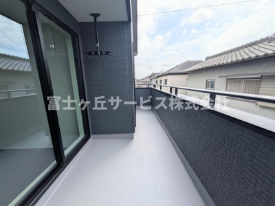【バルコニー】 | 浜松市中央区萩丘4丁目 3期 新築一戸建て 1号棟 | バルコニーです