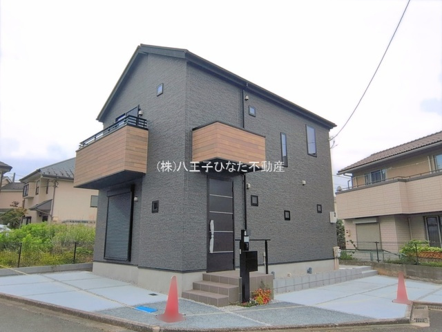 祝　成約　八王子市　上柚木　新築戸建て　２期の外観|～仲介手数料無料☆八王子ひなた不動産～八王子市上柚木　新築戸建て
