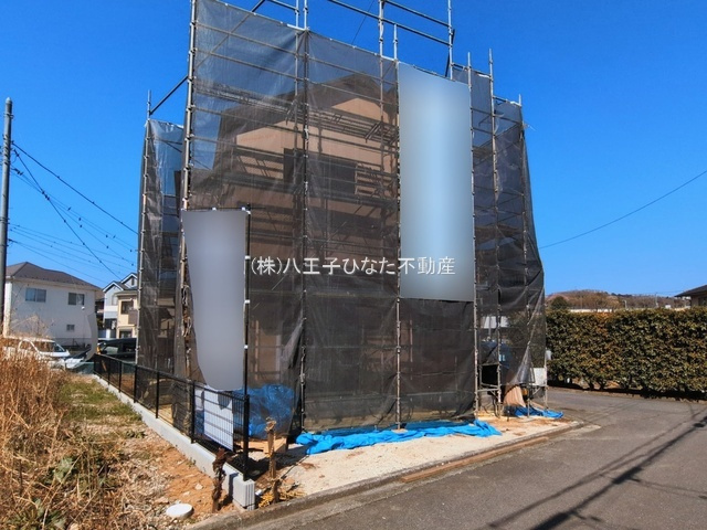『八王子市新築戸建て』八王子市上柚木1096-2【仲介手数料無料】　２期の外観|～仲介手数料無料☆八王子ひなた不動産～八王子市上柚木　新築戸建て