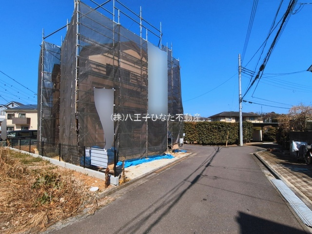 『八王子市新築戸建て』八王子市上柚木1096-2【仲介手数料無料】　２期の前面道路含む現地写真|～仲介手数料無料☆八王子ひなた不動産～八王子市上柚木　新築戸建て