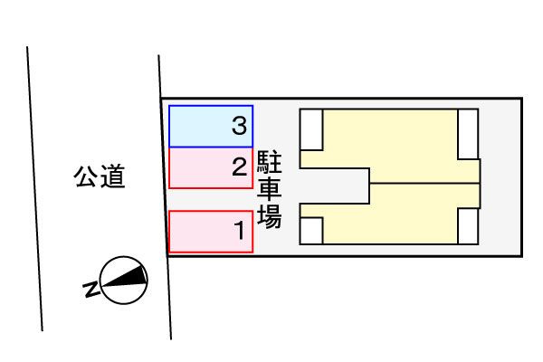 ラ・ポール筒井の駐車場