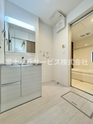 【脱衣所】 | 島田市金谷泉町 新築一戸建て 1号棟 | 脱衣場です