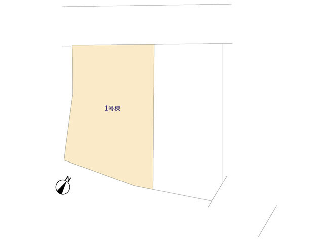 【区画図】 | 島田市金谷泉町 新築一戸建て 1号棟 | 1号棟の区画図です