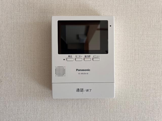 ヒーリングカーサＢの内装|カメラ付インターホン