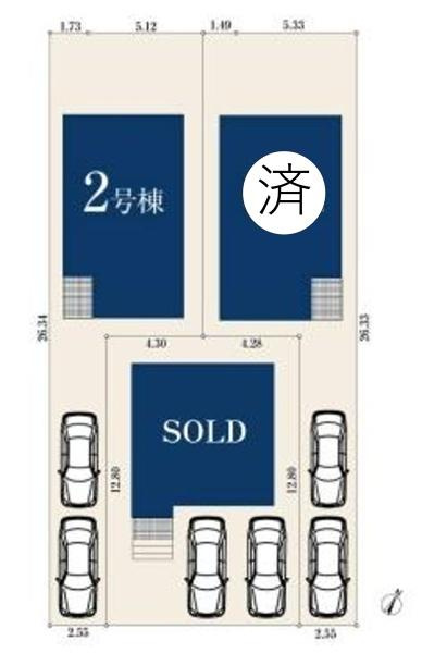 横浜市磯子区洋光台３丁目の新築一戸建の区画図|最終2棟の販売です！
お気軽にお問合せ下さい！