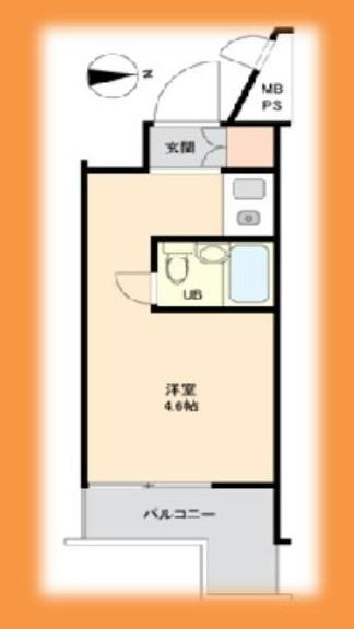 朝日プラザ三木町　　オーナーチェンジ物件の間取り