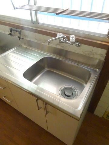 南恩加島6丁目テラスのキッチン|★綺麗なシンク★