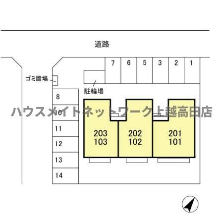 コート・ボヌールの区画図|配置図