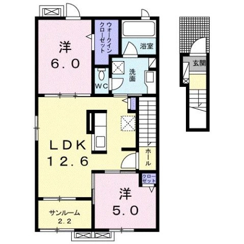 カルマーレⅡの間取り