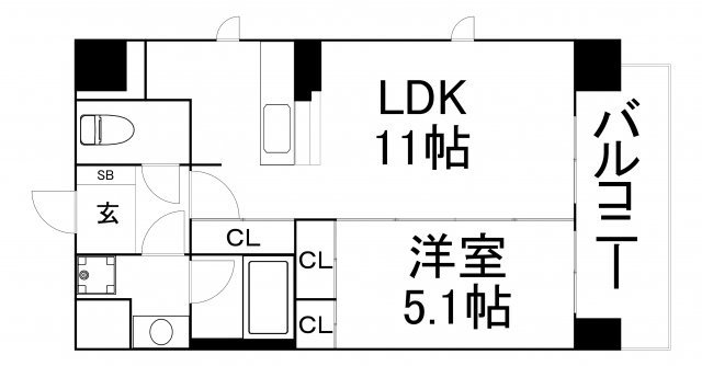 【間取り】 | ランドセントラル梅田