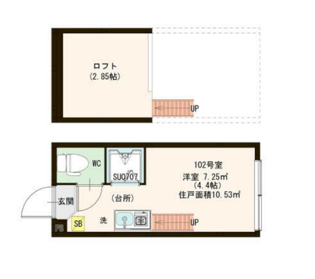 【間取り】 | ハーモニーテラス志茂Ⅸ