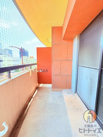 ダイナコート久留米本町のバルコニー