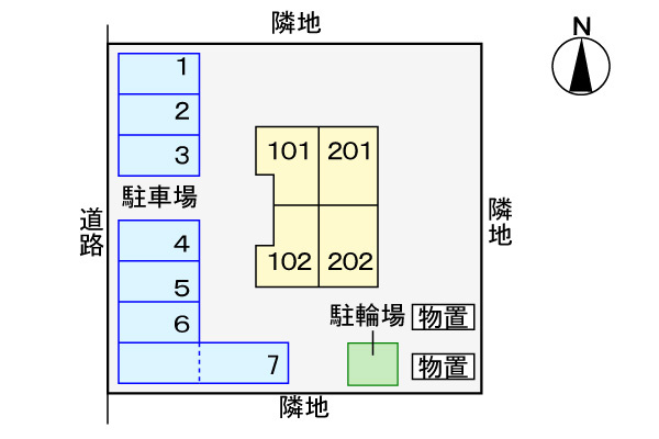 グレイス　アクアの区画図