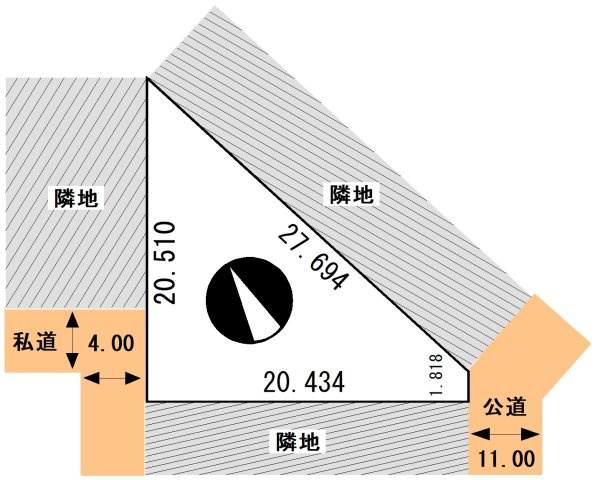 【土地図】 | 若草町3-23売地