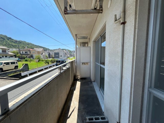 山田コーポのバルコニー