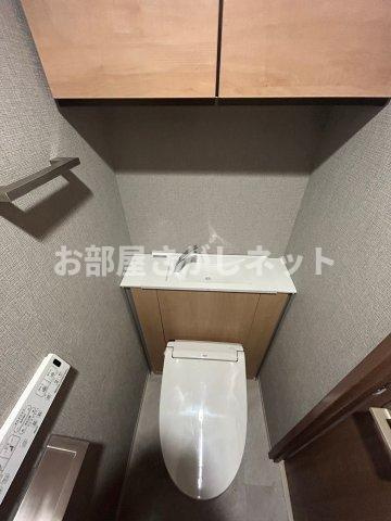 ラグディア北新宿【おとり物件なし】#学生・社会人にオススメ！初期費用分割払いOK！のトイレ
