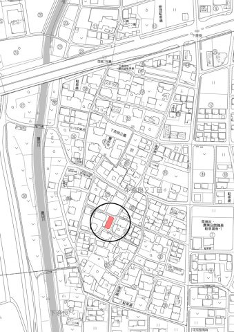 土地　下奈良2丁目の地図