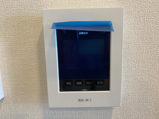 ミモザの内装|カメラ付インターホン