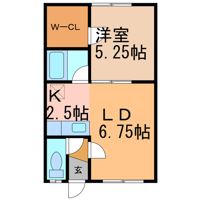 コーポアスカの間取り