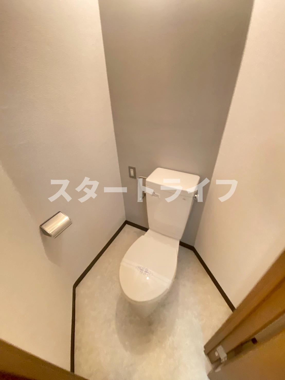 大阪市東淀川区下新庄３丁目の賃貸マンションのトイレ