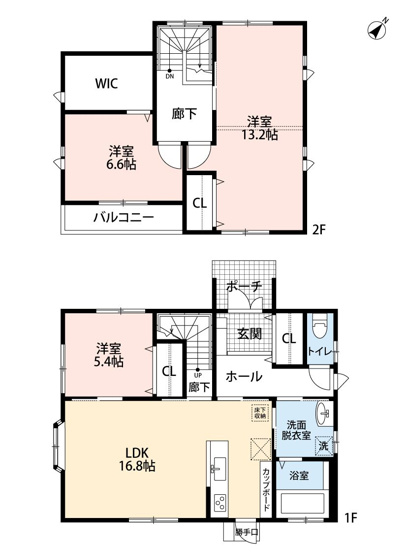 【間取り】 | 宗像市広陵台４丁目　戸建て