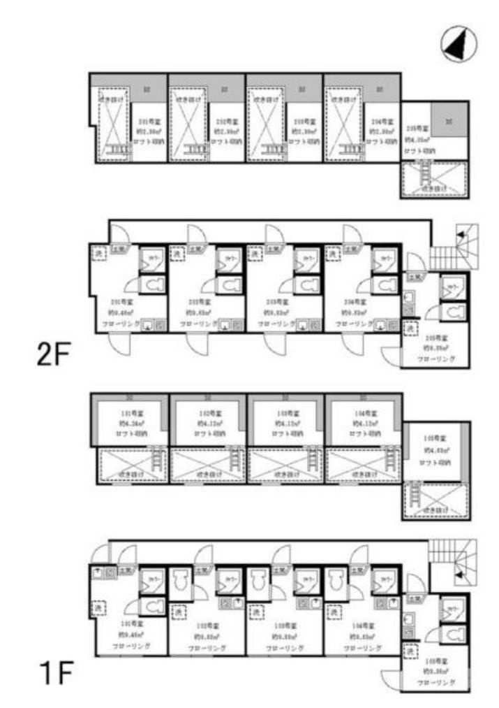 フェリスブロッサムの区画図