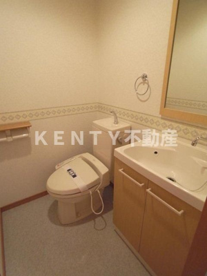 【トイレ】 | シンシティー多摩川 | 落ち着いたトイレです