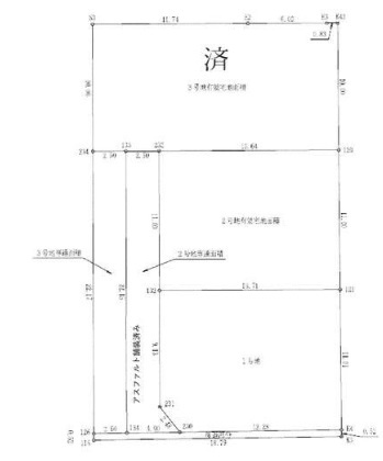 加古川市東神吉町砂部　売土地の土地図