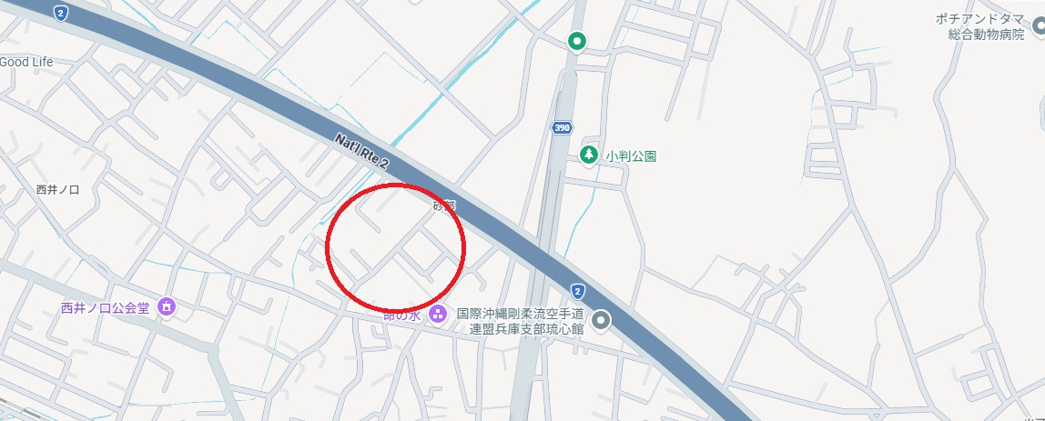加古川市東神吉町砂部　売土地の地図