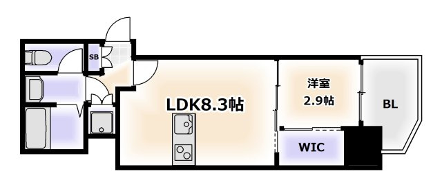 【間取り】 | セレニテ難波ミラク参番館
