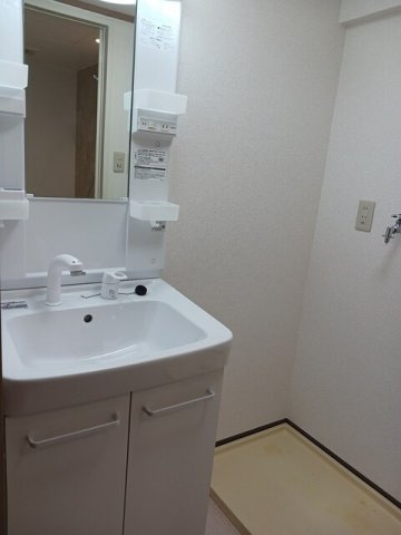 第二グリーンマンション服部の洗面所|使いやすい洗面所です