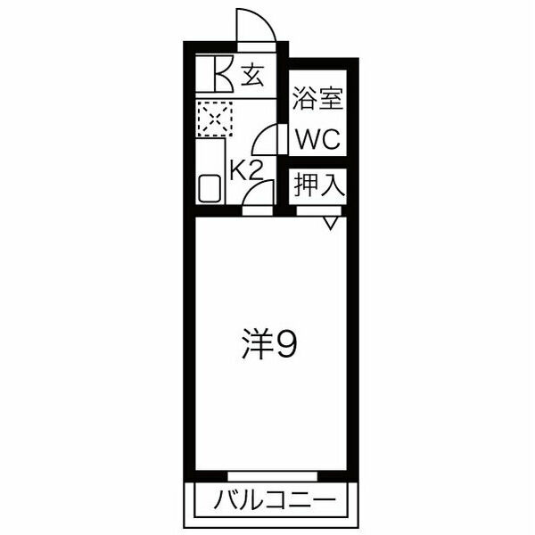 サンコートYOSIKAWA　　刈谷市近郊の賃貸ならクラスホーム刈谷店の間取り