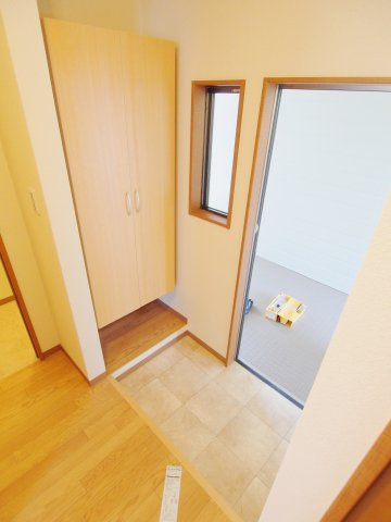 SDハイツの玄関