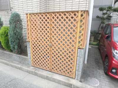 【エントランス】 | 青楓館 | ゴミステーションです