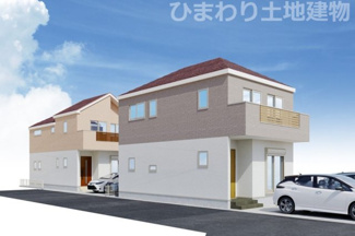 【外観】 | 藤沢市高倉  6号棟 7期 | イメージパース（完成時に現況と異なる場合は現況優先となります）