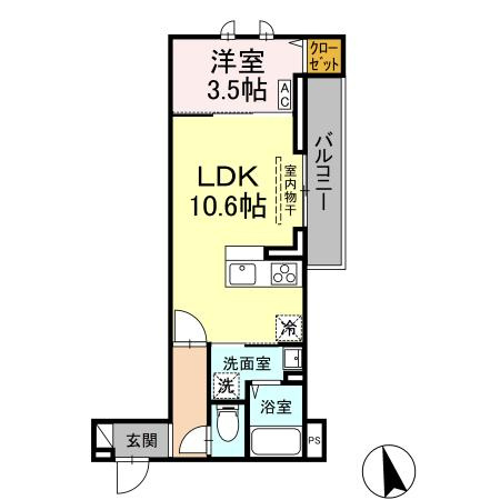Asset-Court小金井本町Bの間取り